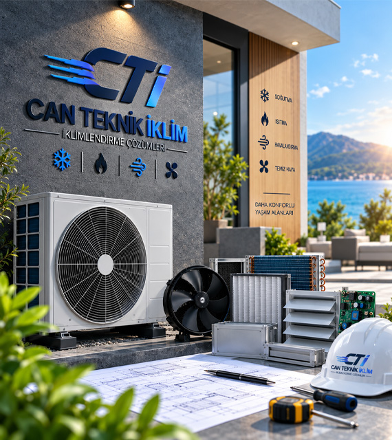 Can Teknik İklim klima montaj ve teknik servis çalışması